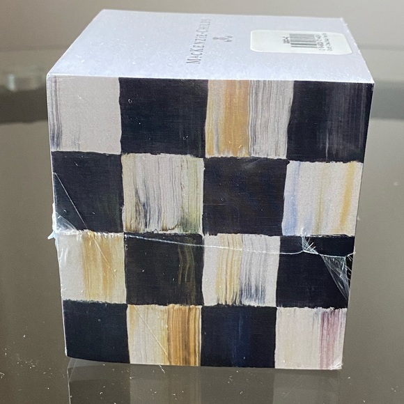 MacKenzie-Childs Courtly Check Sticky Note Pad Cube - NEW - Picture 6 of 6